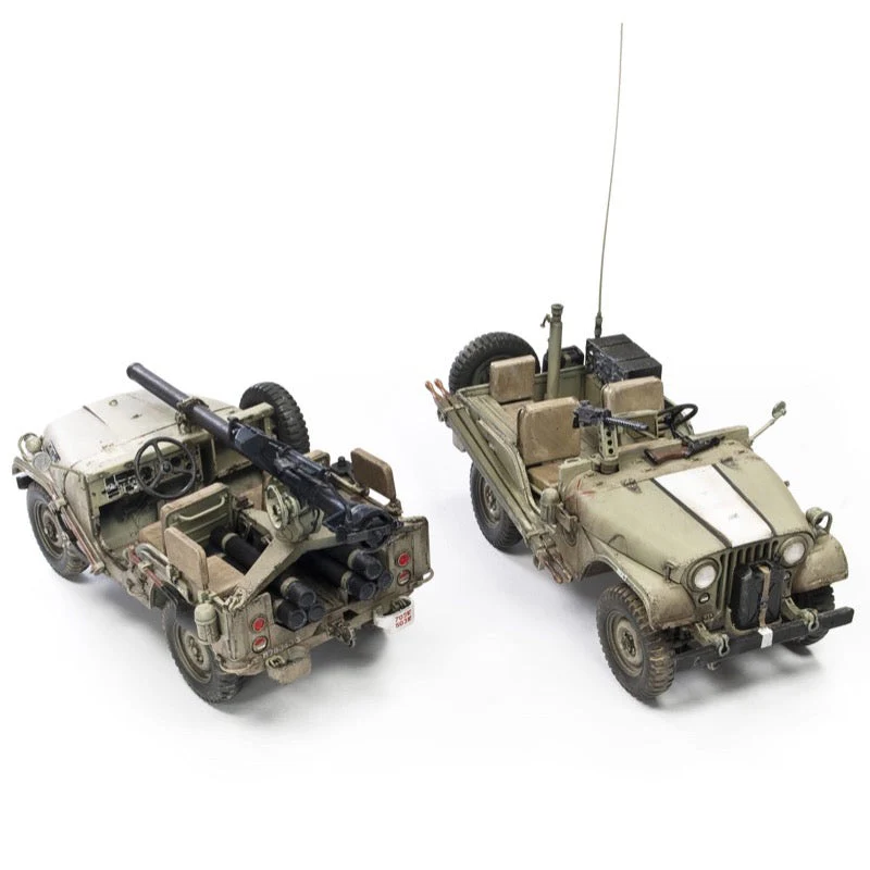 AFV 35S99 1/35 IDF M38A1 Recon/Fire Support Jeep 2 Models Set - Image 3