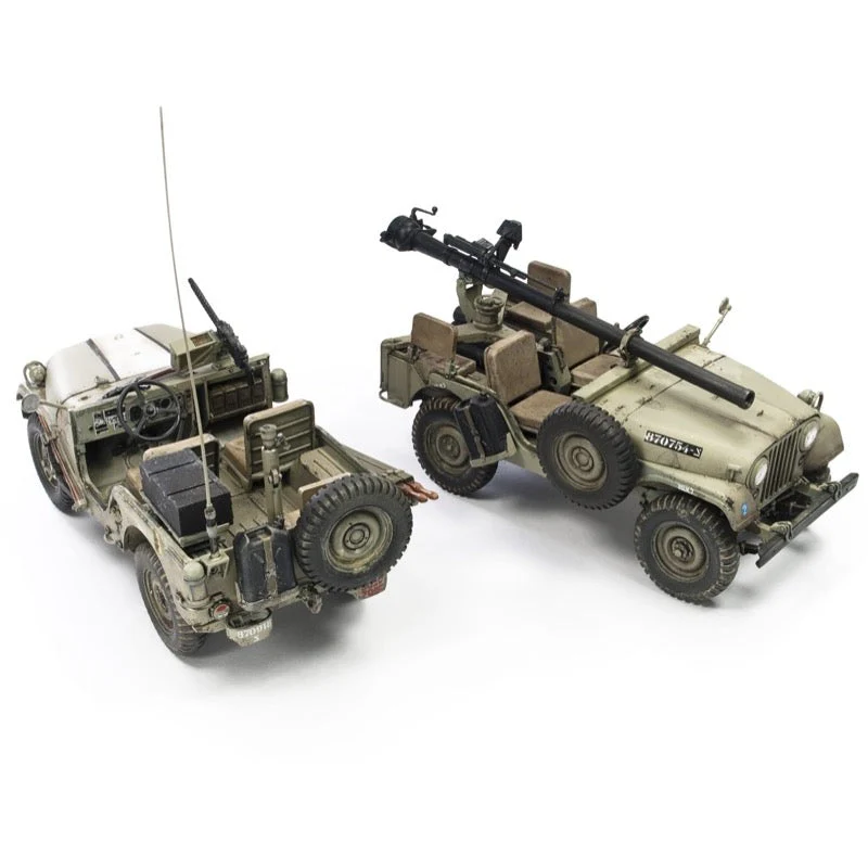 AFV 35S99 1/35 IDF M38A1 Recon/Fire Support Jeep 2 Models Set - Image 4