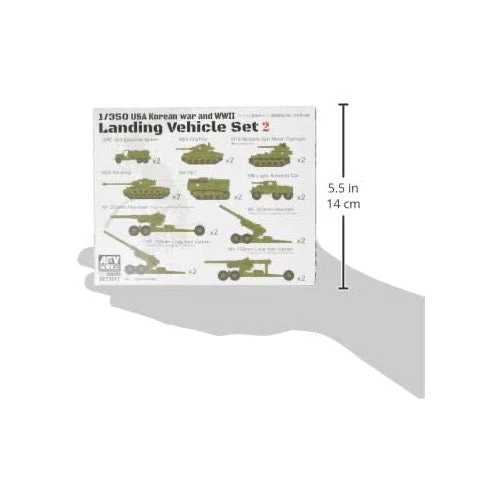 AFV Club SE73517 1/350 USA Korea War and WW2 Landing Vehicle Set - Image 6