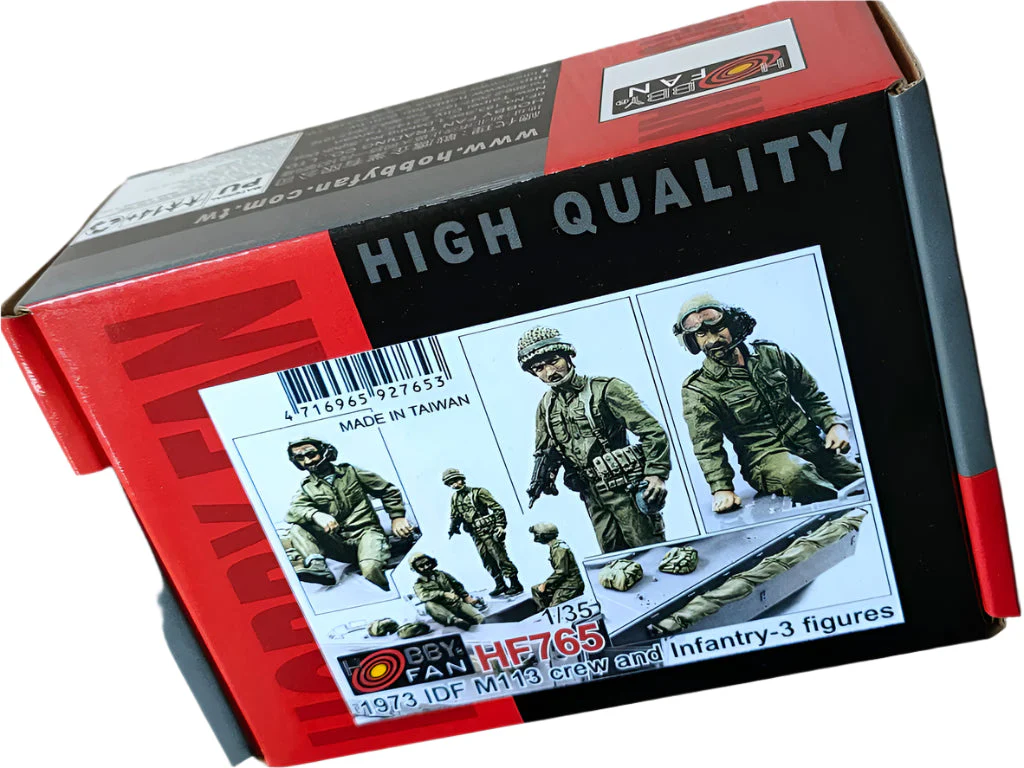 AFV HF765 1/35 1973 IDF M113 Crew & Infantry 3 figures with Accessories - Image 5