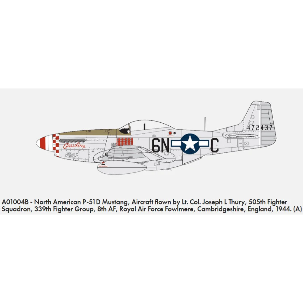 Airfix 01004B 1/72 North-American P-51D Mustang - Image 2