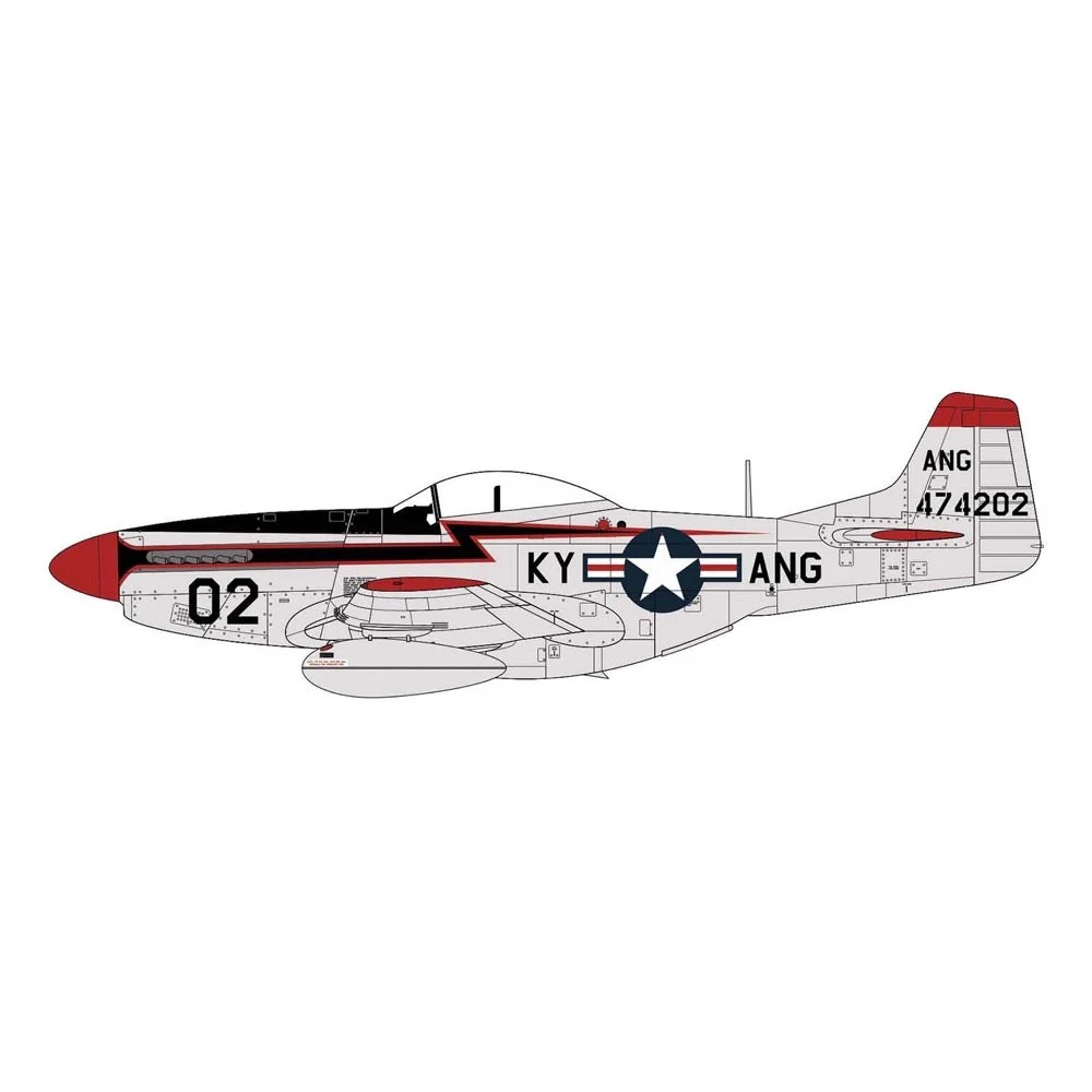 Airfix A02047A 1/72 North American F-51 Mustang - Image 2