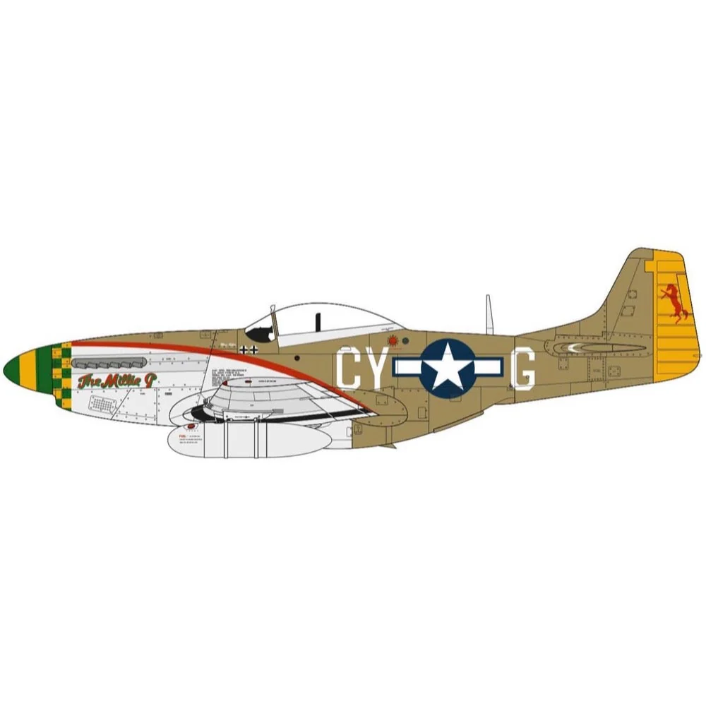 Airfix A05131A 1/48 North American P-51D Mustang - Image 2