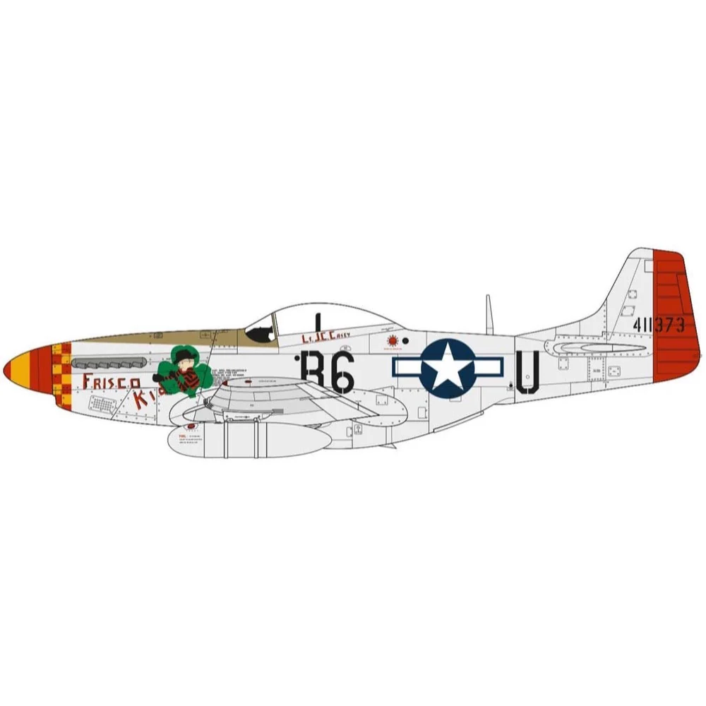 Airfix A05131A 1/48 North American P-51D Mustang - Image 3