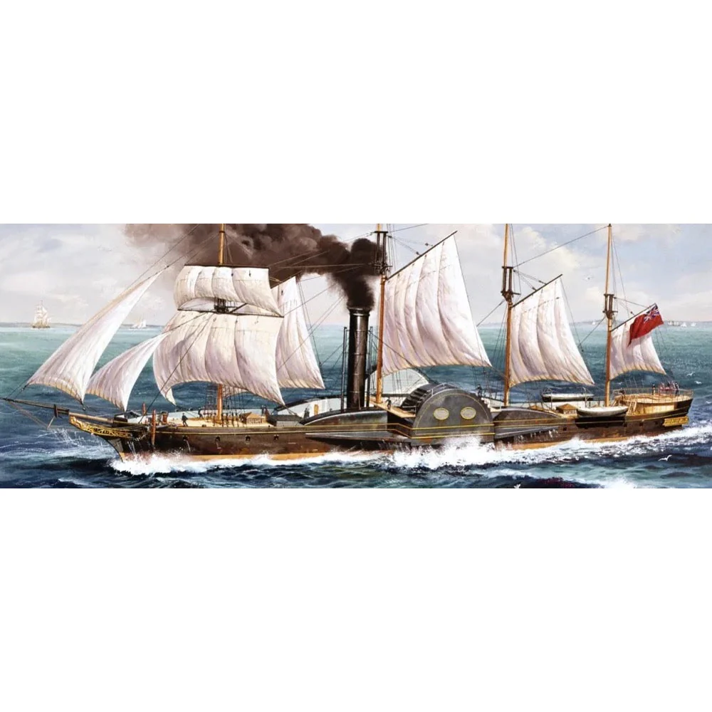 Airfix 08252V 1/180 Great Western Paddle Sail Ship - Image 2