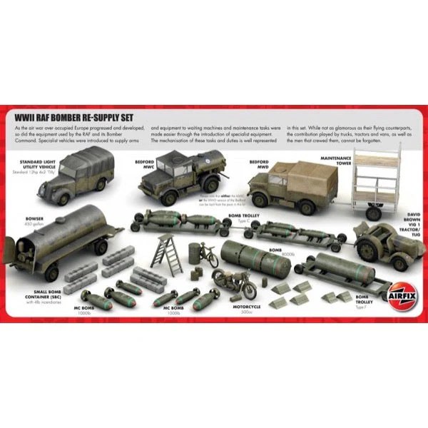 Airfix A05330 1/72 RAF Bomber Re-Supply Set - Image 6