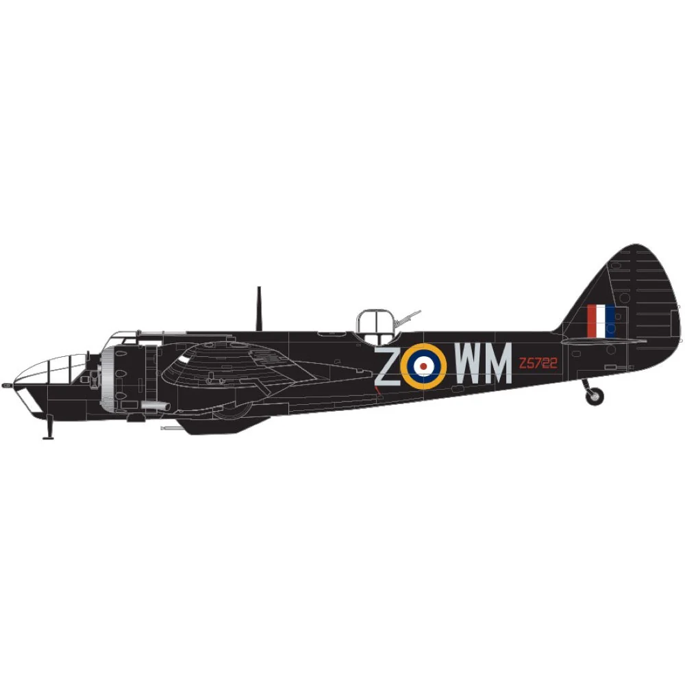 Airfix A04017 1/72 Bristol Blenheim Mk.IV Fighter - Image 7