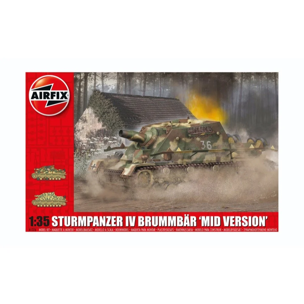 Airfix A1376 1/35 Sturmpanzer IV Brummbar Mid Version - Image 6