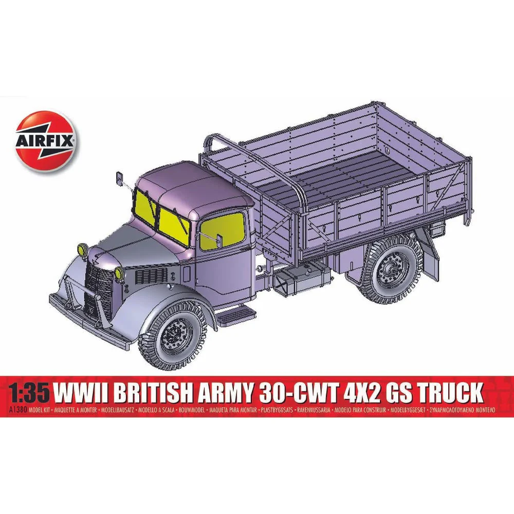 Airfix 1380 1/35 WWII British Army 30cwt 4x2 G.S. Truck - Image 10
