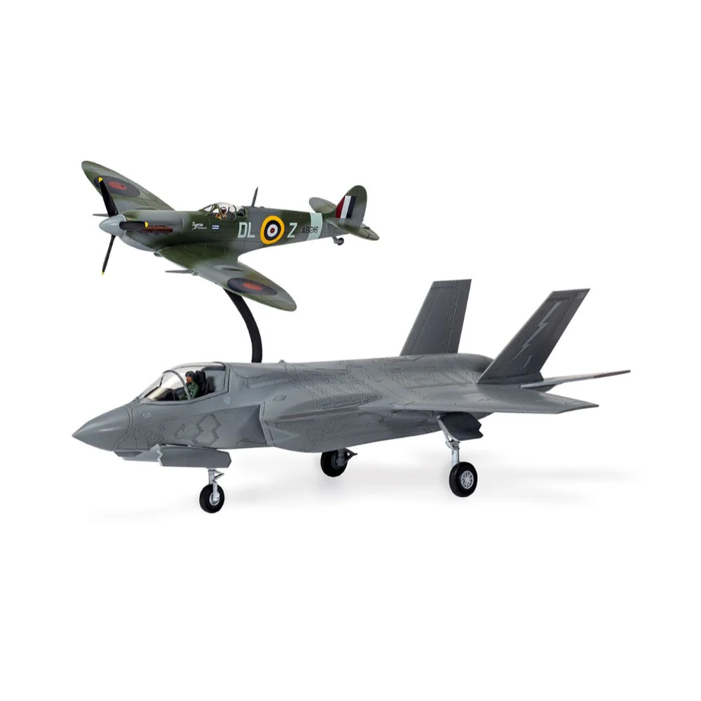 Airfix 50190 1/72 Then & Now Supermarine Spitfire Mk.Vc & Lockheed F-35B Lightning II - Image 2