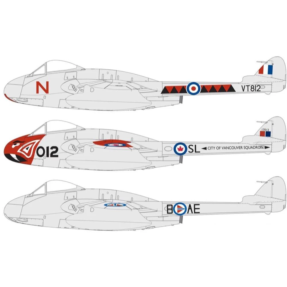 Airfix A06107 1/48 de Havilland Vampire F.3 - Image 11