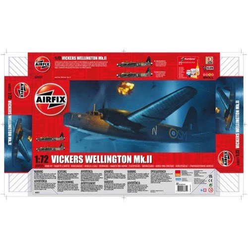 Airfix A08021 1/72 Vickers Wellington Mk.II - Image 8