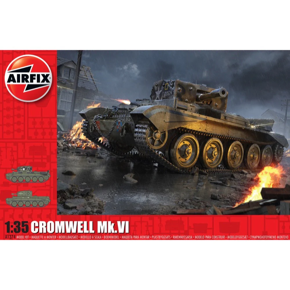 Airfix A1374 1/35 Cruiser Tank Mk.VIII A27M Cromwell Mk.VI