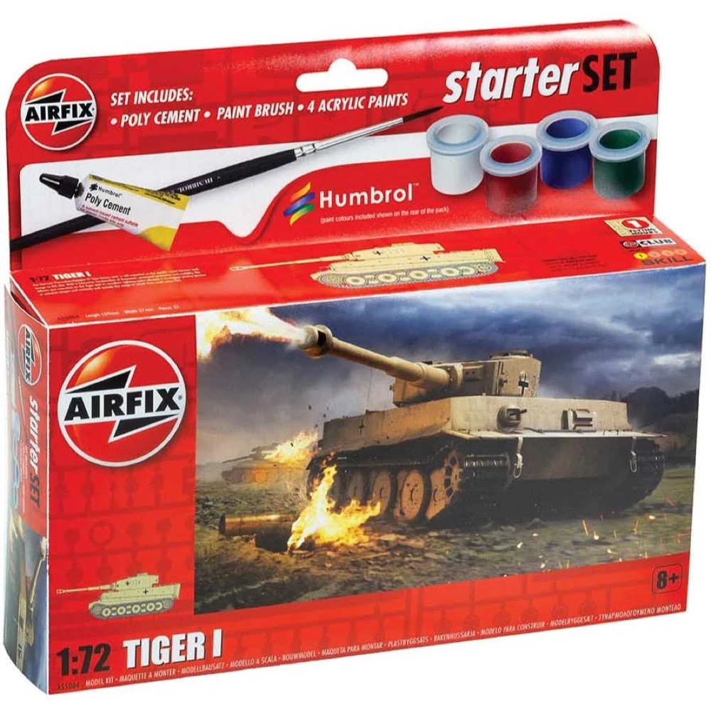 Airfix A55004 1/72 Tiger 1 Starter Set - Image 2