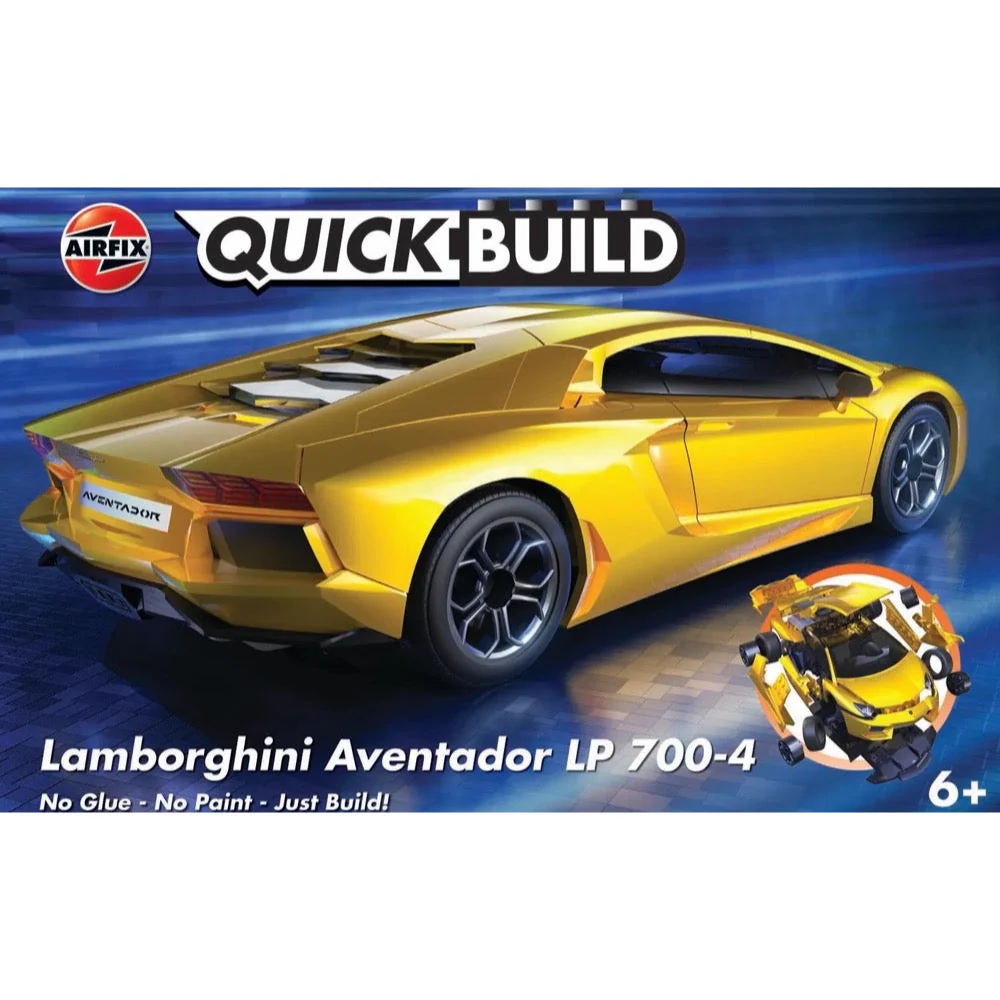 Airfix J6026 Lamborghini Aventador Yellow QuickBuild