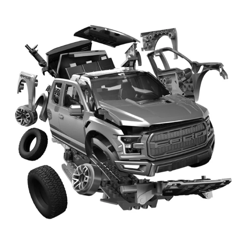Airfix J6053 Ford F-150 Raptor Grey QuickBuild
