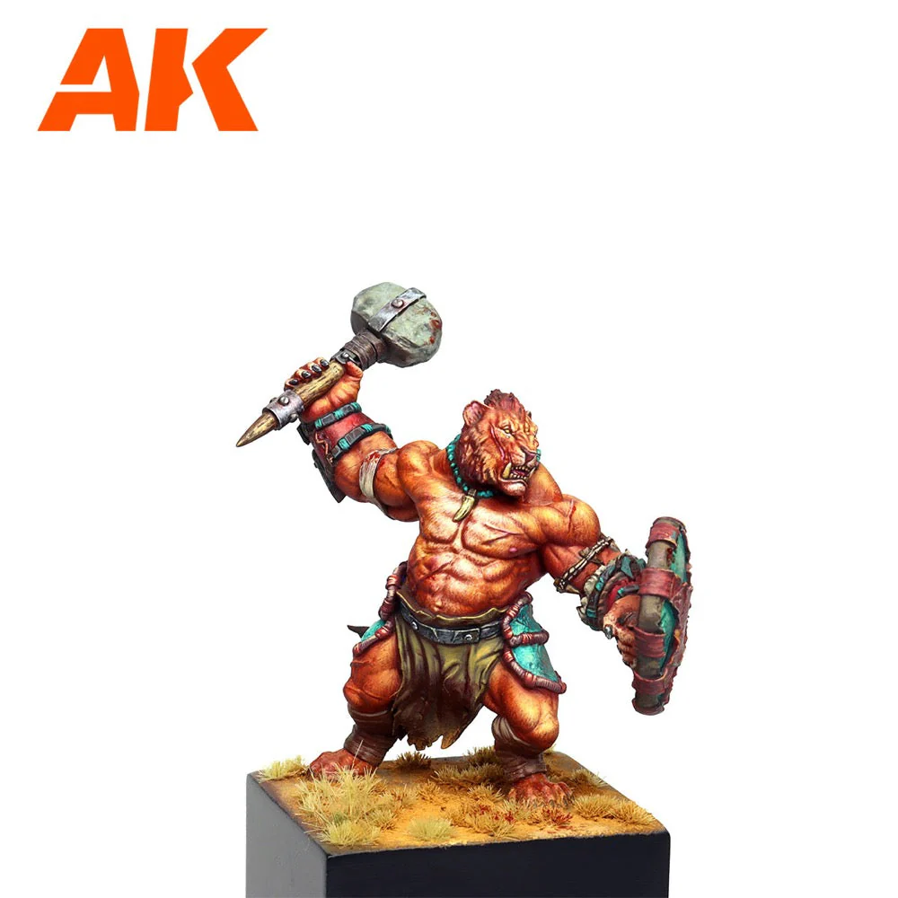 AK 11777 Signature Set Sergio Vilches 14 Acrylic Paints with Figure Starter Set (3rd Generation) - Image 6
