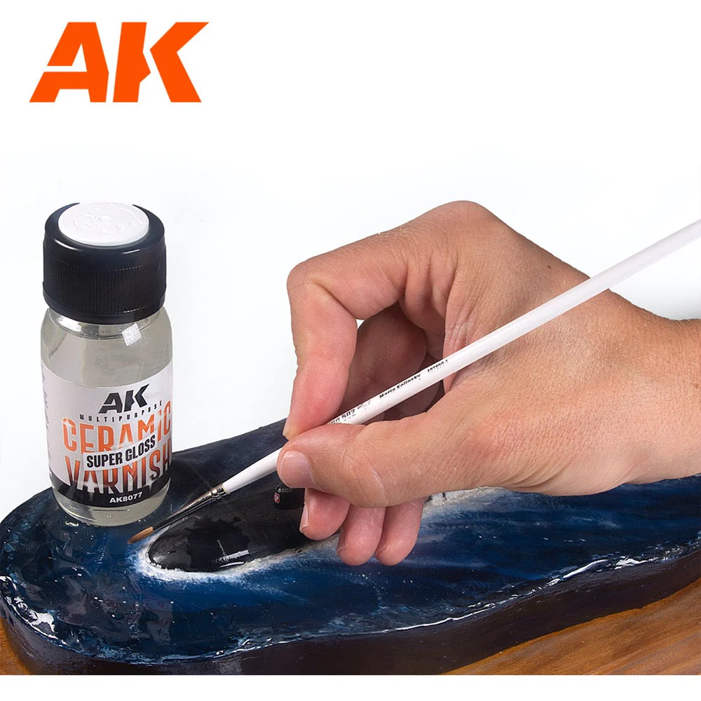 AK 8077 Multipurpose Ceramic Varnish Super Gloss 60ml - Image 3
