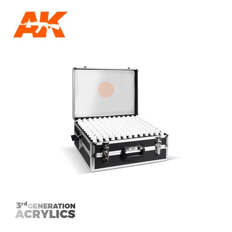 AK Interactive 11701 236 Colours Acrylics 3rd Generation Paint Briefcase - Image 2