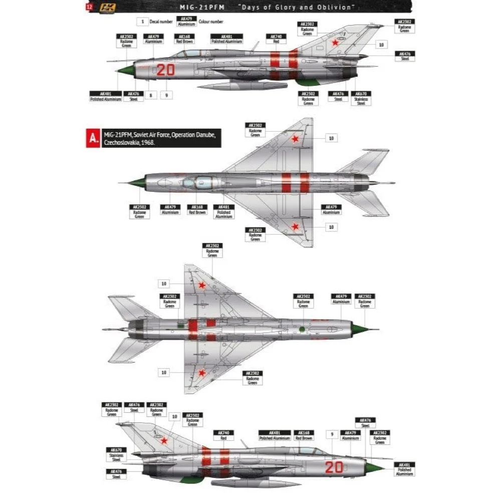 AK Interactive 148003 1/48 MiG-21PFM - Image 7