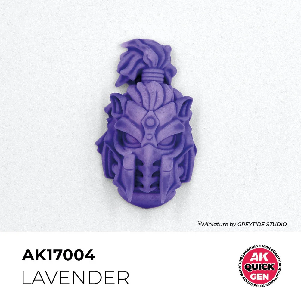 AK Interactive 17004 Quick Gen Lavender 18ml Acrylic Paint - Image 3
