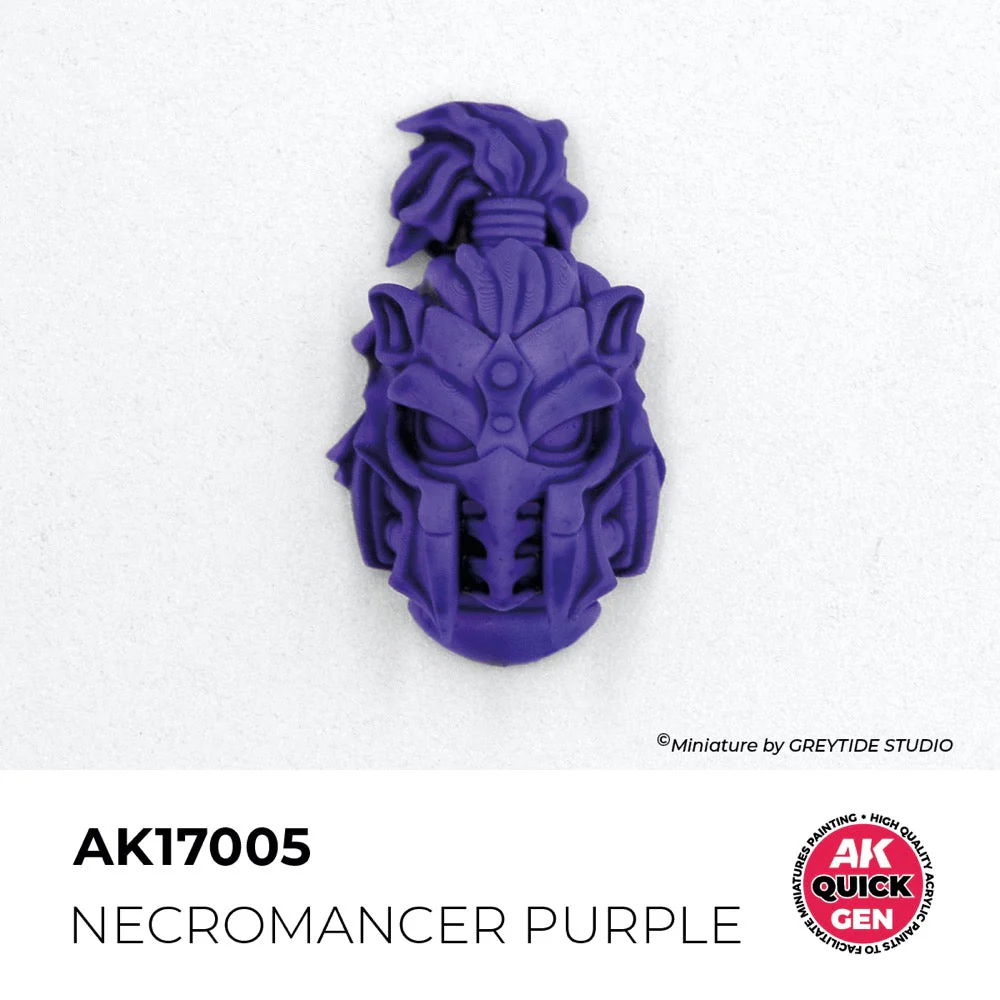 AK Interactive 17005 Quick Gen Necromancer Purple 18ml Acrylic Paint - Image 3