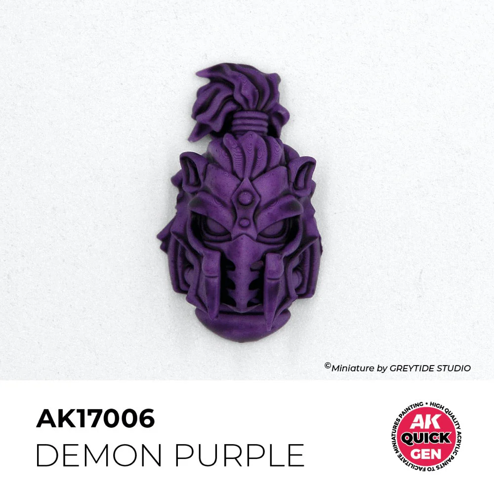 AK Interactive 17006 Quick Gen Demon Purple 18ml Acrylic Paint - Image 3