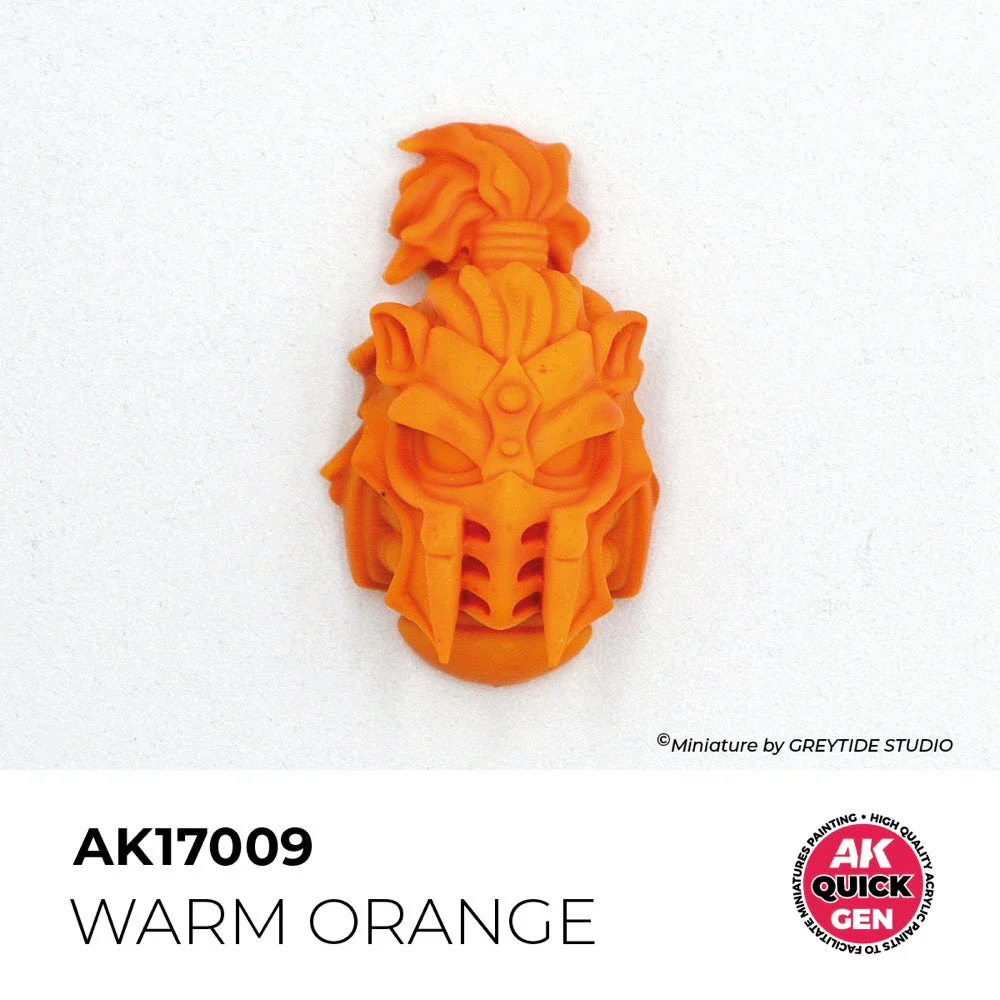 AK Interactive 17009 Quick Gen Warm Orange 18ml Acrylic Paint - Image 3