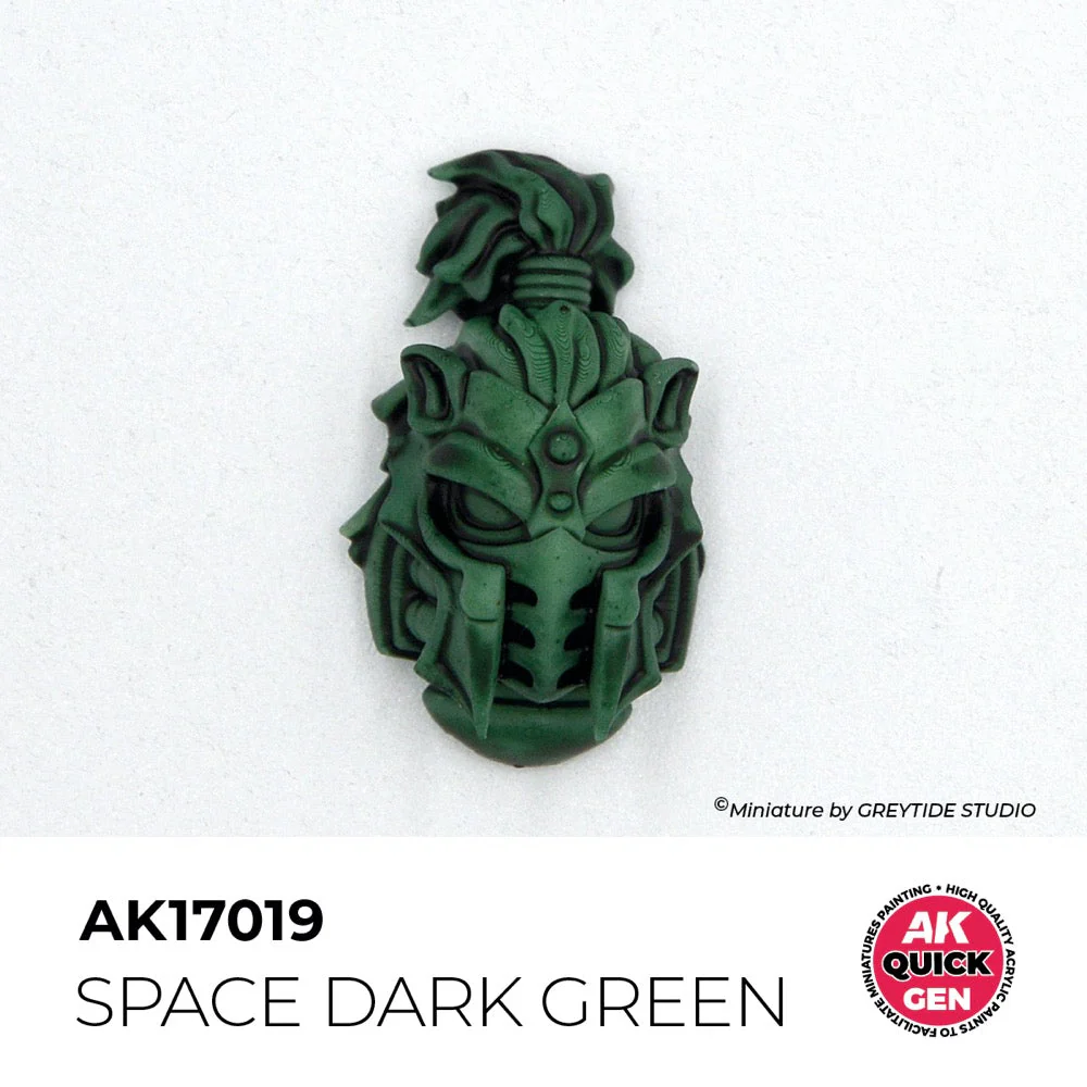 AK Interactive 17019 Quick Gen Space Dark Green 18ml Acrylic Paint - Image 3