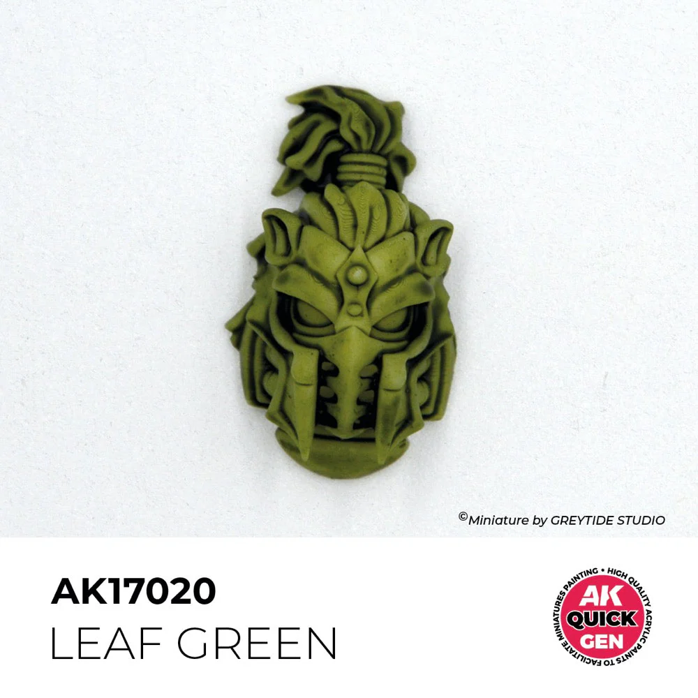 AK Interactive 17020 Quick Gen Leaf Green 18ml Acrylic Paint - Image 3