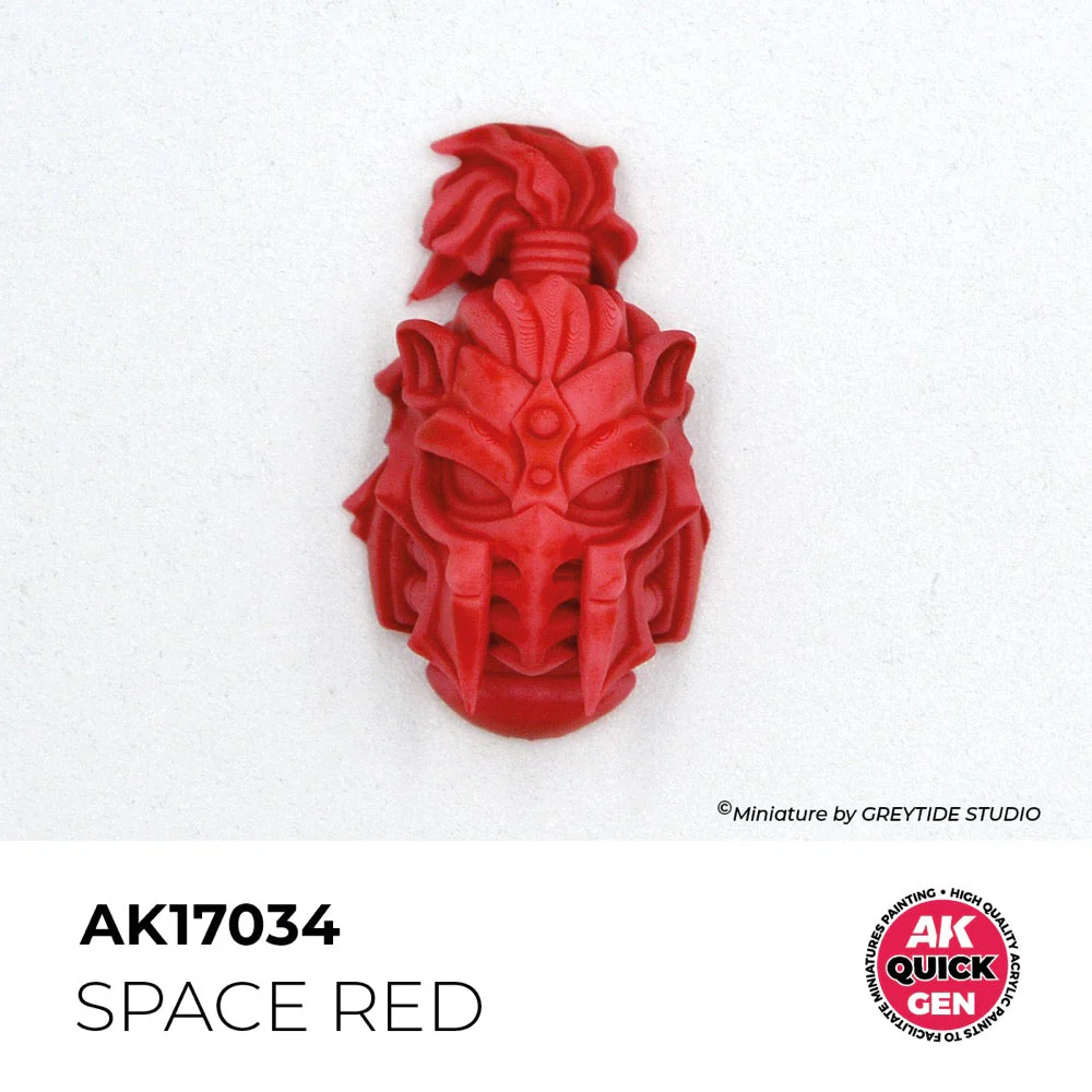 AK Interactive 17034 Quick Gen Space Red 18ml Acrylic Paint - Image 3
