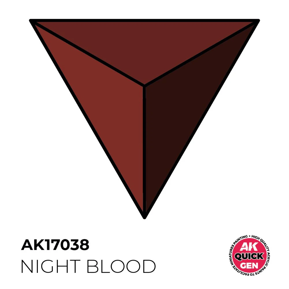 AK Interactive 17038 Quick Gen Night Blood 18ml Acrylic Paint - Image 2