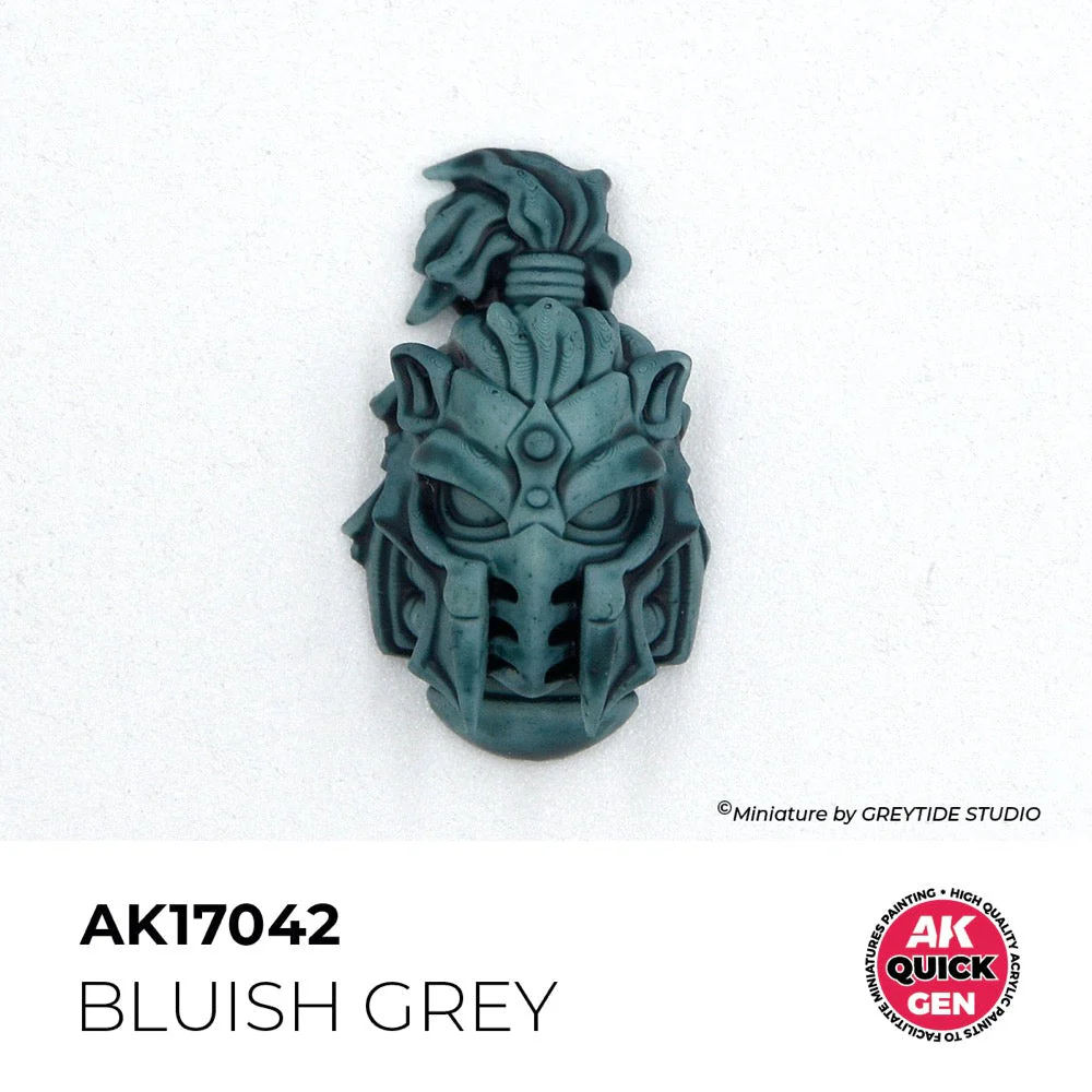 AK Interactive 17042 Quick Gen Bluish Grey 18ml Acrylic Paint - Image 3