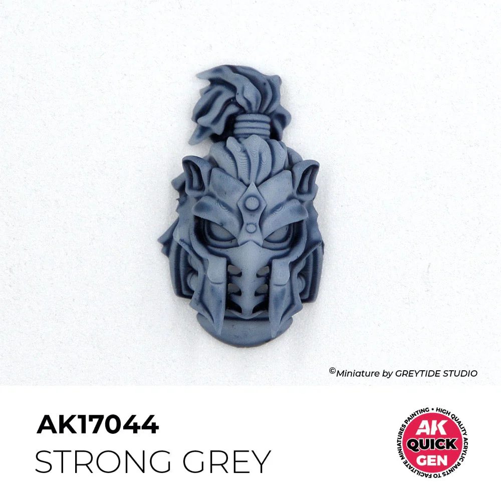 AK Interactive 17044 Quick Gen Strong Grey 18ml Acrylic Paint - Image 3