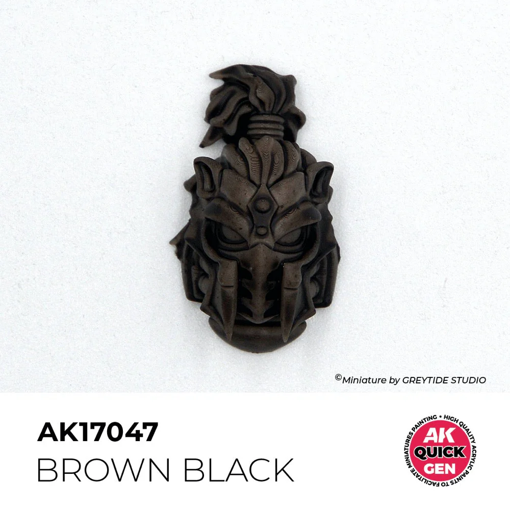 AK Interactive 17047 Quick Gen Brown Black 18ml Acrylic Paint - Image 3