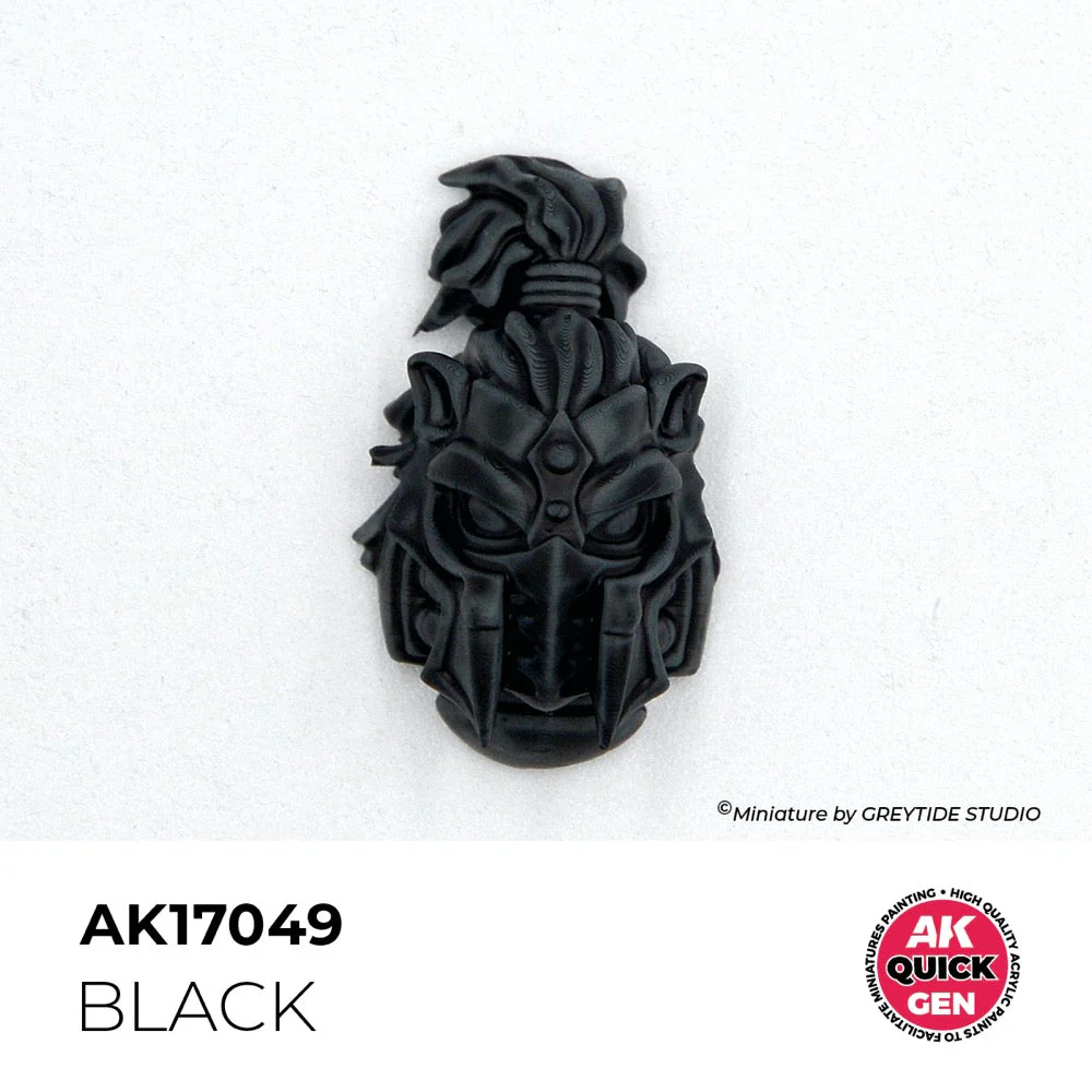 AK Interactive 17049 Quick Gen Black 18ml Acrylic Paint - Image 3