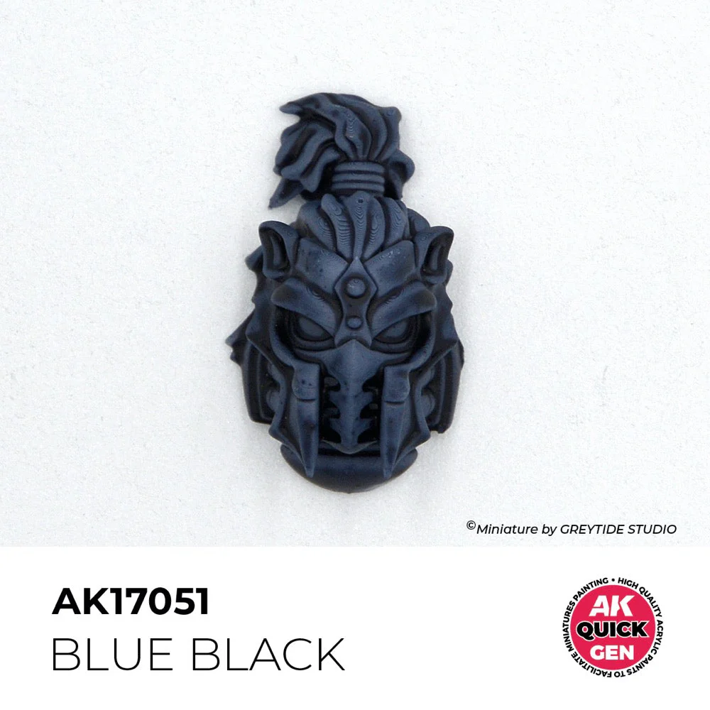 AK Interactive 17051 Quick Gen Blue Black 18ml Acrylic Paint - Image 3