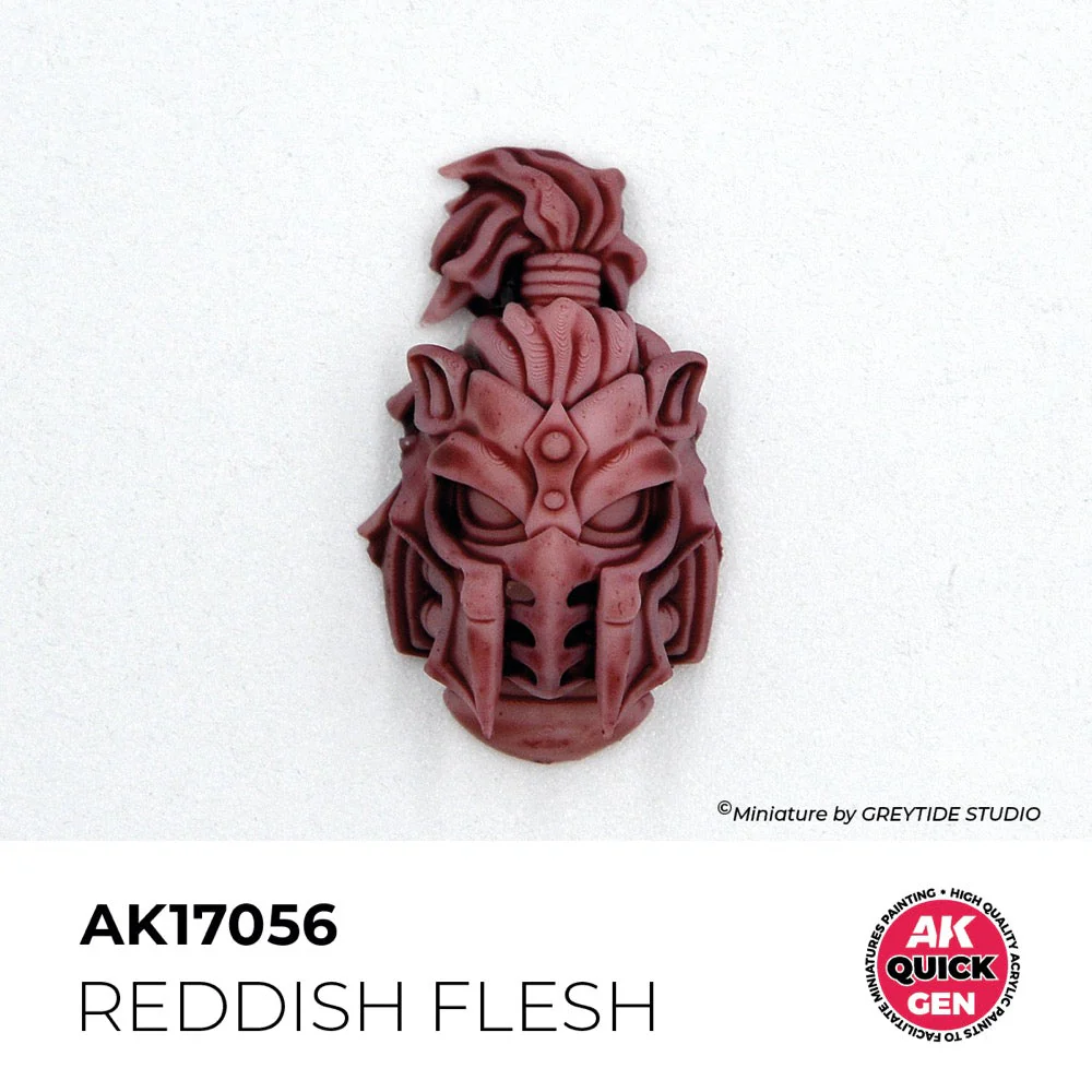 AK Interactive 17056 Quick Gen Reddish Flesh 18ml Acrylic Paint - Image 3