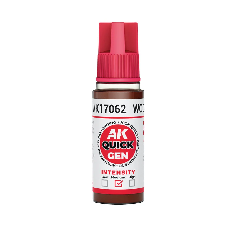 AK Interactive 17062 Quick Gen Wood 18ml Acrylic Paint