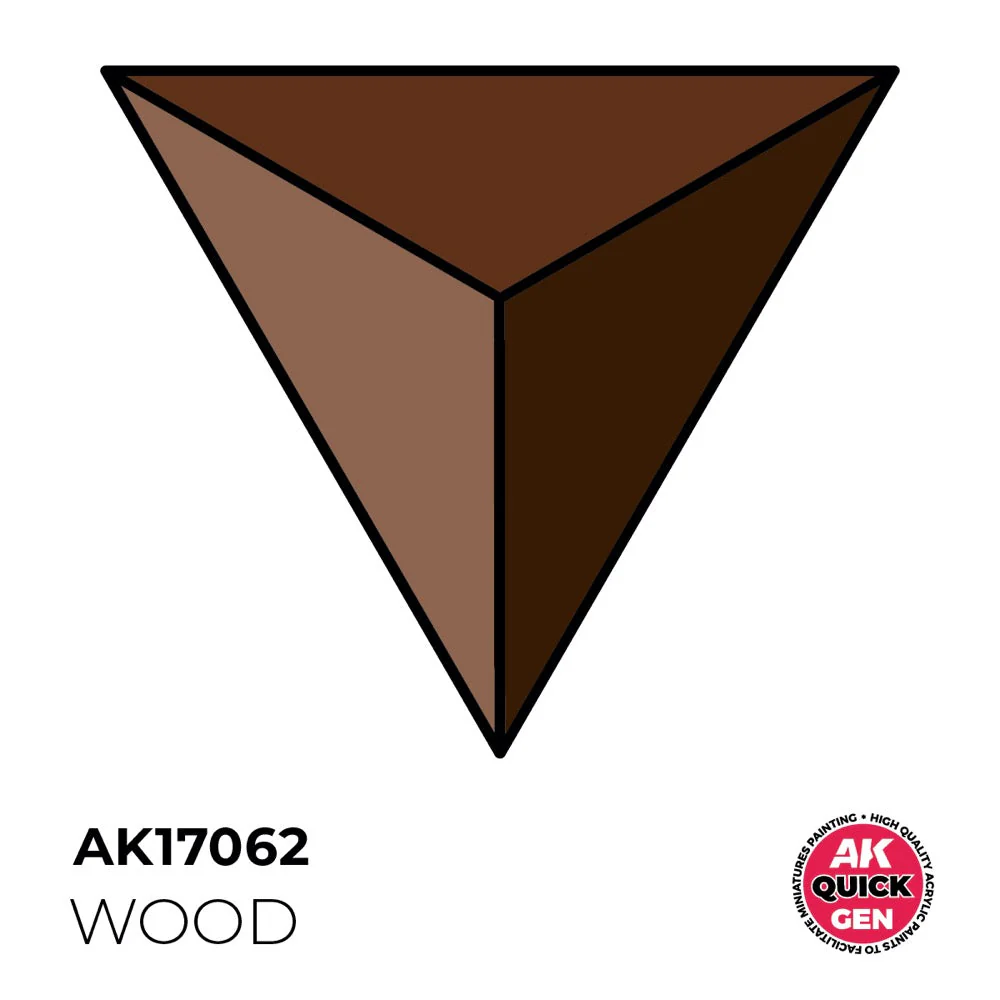 AK Interactive 17062 Quick Gen Wood 18ml Acrylic Paint - Image 2