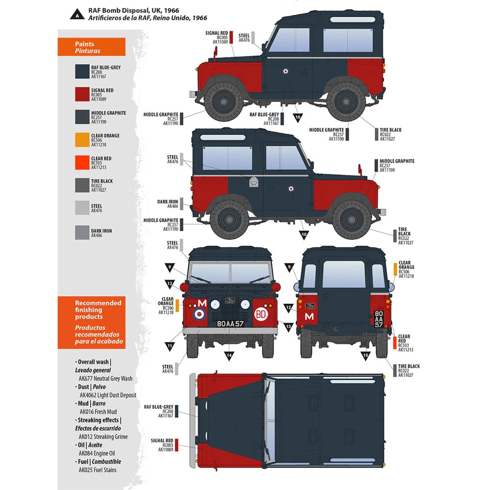 AK Interactive 35013 1/35 Land Rover 88 Series IIA Station Wagon - Image 2
