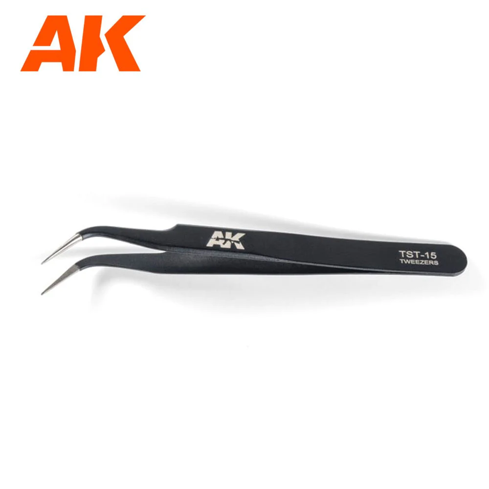 AK Interactive 9007 Precise Curved Tweezers - Image 2