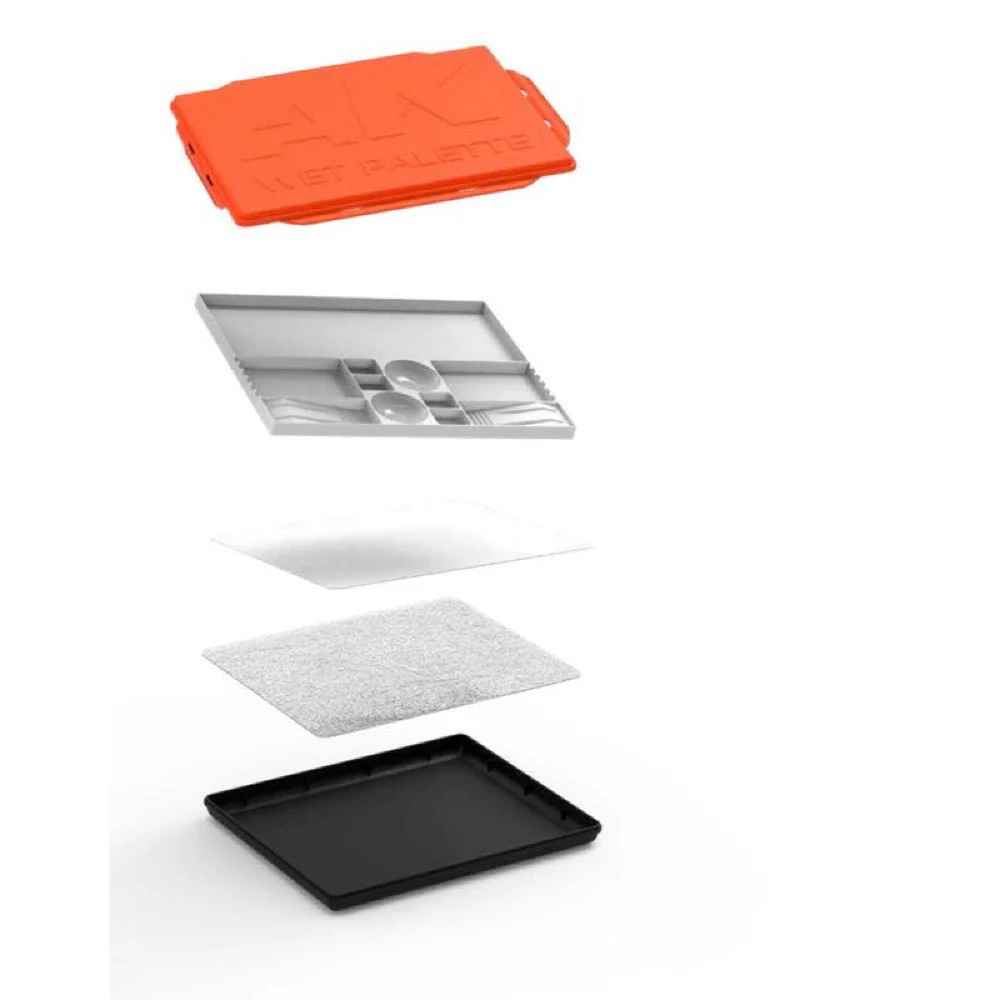 AK Interactive 9510 Wet Palette Includes 40 Papers Sheets and 2 Wipes - Image 3