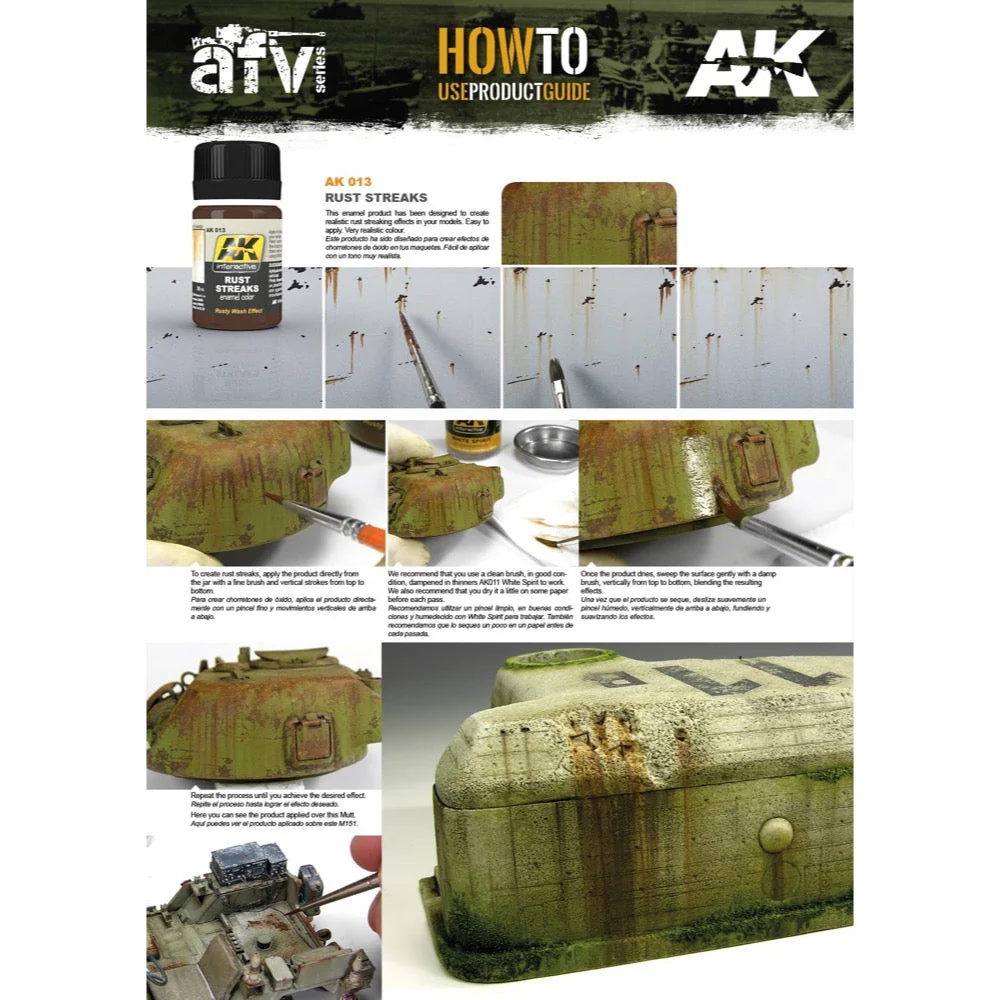 AK Interactive AK013 Weathering Rust Streaks Enamel 35ml - Image 3