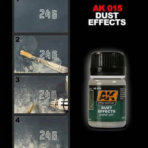 AK Interactive AK015 Weathering Dust Effects Enamel 35mL - Image 2