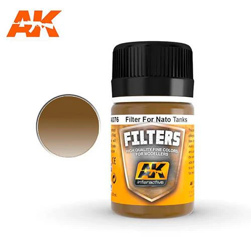 AK Interactive AK076 Weathering Filter for NATO Vehicles Enamel 35mL