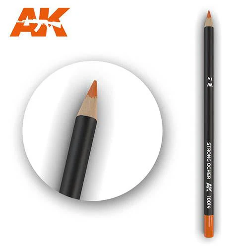 AK Interactive AK10014 Weathering Pencil Strong Ocher