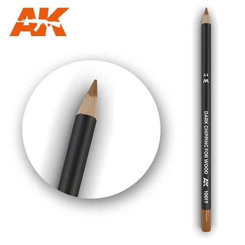 AK Interactive AK10017 Weathering Pencil Dark Chipping for Wood