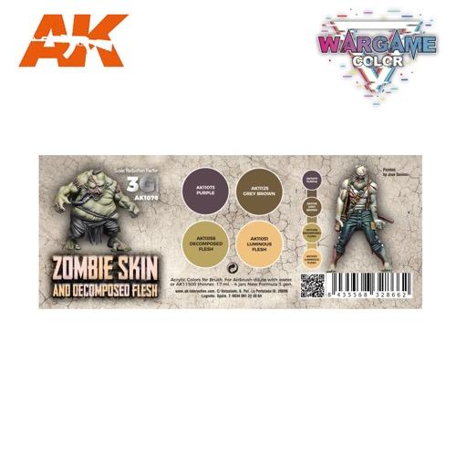 AK Interactive AK1076 Wargame Color Zombie Skin Acrylic Paint Set (3rd Generation) - Image 2