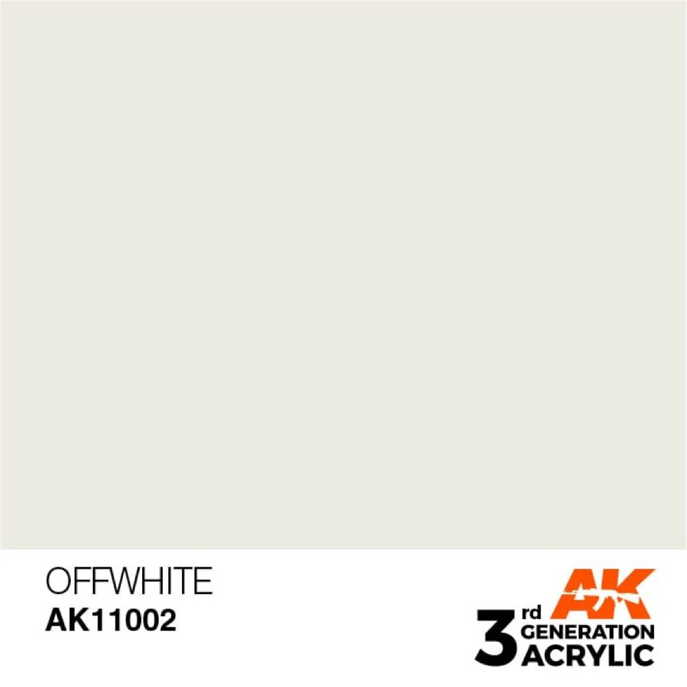 AK Interactive AK11002 Offwhite Acrylic Paint 17ml (3rd Generation) - Image 2